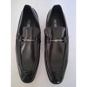 Stacey Adams Men's Black Dress Shoe Horsebit Detail, Size 8M